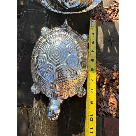 Pair of Georges Briard Vintage MCM Snail and Turtle Mid Century Modern